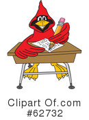 Cardinal Character Clipart #62732 by Mascot Junction