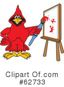 Cardinal Character Clipart #62733 by Mascot Junction