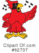 Cardinal Character Clipart #62737 by Mascot Junction