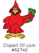 Cardinal Character Clipart #62742 by Mascot Junction