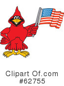 Cardinal Character Clipart #62755 by Mascot Junction