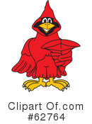 Cardinal Character Clipart #62764 by Mascot Junction