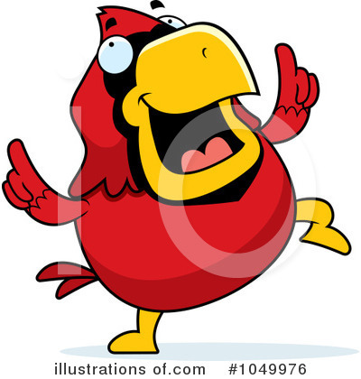 Royalty-Free (RF) Cardinal Clipart Illustration by Cory Thoman - Stock Sample #1049976