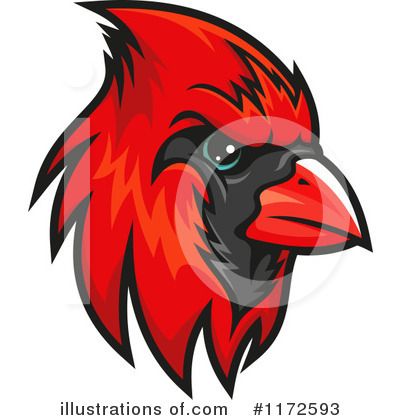 Royalty-Free (RF) Cardinal Clipart Illustration by Vector Tradition SM - Stock Sample #1172593