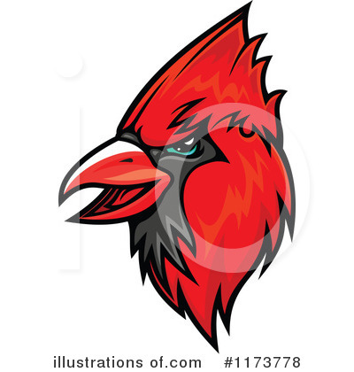 Cardinal Bird Clipart #1173778 by Vector Tradition SM