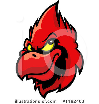 Cardinal Bird Clipart #1182403 by Vector Tradition SM