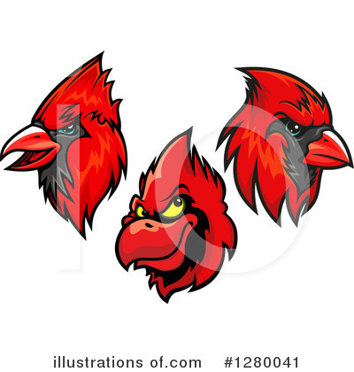 Cardinal Clipart #1280041 by Vector Tradition SM