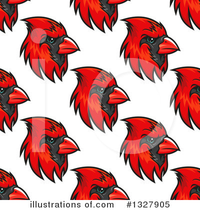 Cardinal Bird Clipart #1327905 by Vector Tradition SM