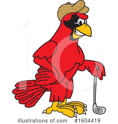 Cardinal Clipart #1604419 by Mascot Junction