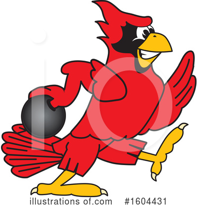 Cardinal Clipart #1604431 by Mascot Junction