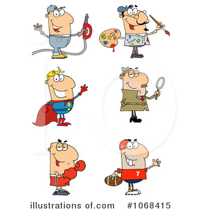 Artist Clipart #1068415 by Hit Toon