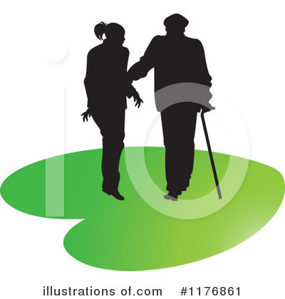 Elderly Clipart #1176861 by Lal Perera