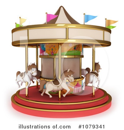 Royalty-Free (RF) Carousel Clipart Illustration by BNP Design Studio - Stock Sample #1079341