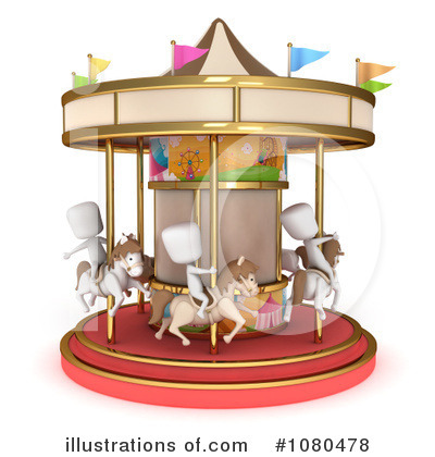 Royalty-Free (RF) Carousel Clipart Illustration by BNP Design Studio - Stock Sample #1080478