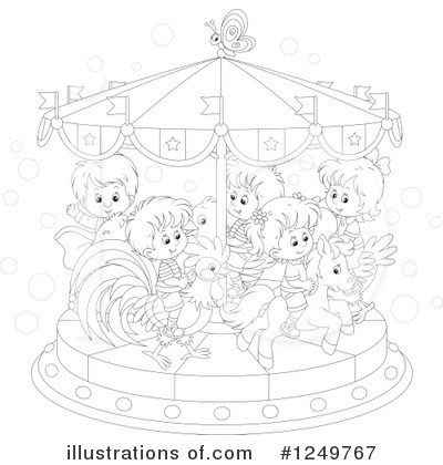 Royalty-Free (RF) Carousel Clipart Illustration by Alex Bannykh - Stock Sample #1249767