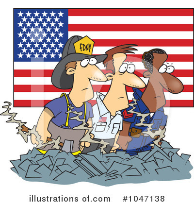 Firefighter Clipart #1047138 by toonaday