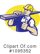 Carpenter Clipart #1095352 by patrimonio