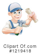 Carpenter Clipart #1219418 by AtStockIllustration