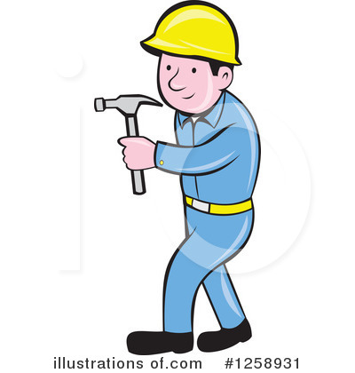 Builder Clipart #1258931 by patrimonio