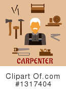Carpenter Clipart #1317404 by Vector Tradition SM
