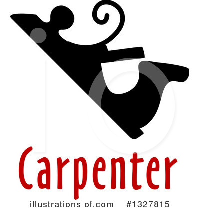 Royalty-Free (RF) Carpenter Clipart Illustration by Vector Tradition SM - Stock Sample #1327815