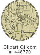Carpenter Clipart #1448770 by patrimonio