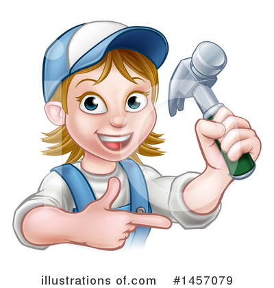 Royalty-Free (RF) Carpenter Clipart Illustration by AtStockIllustration - Stock Sample #1457079