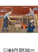Carpenter Clipart #1719136 by Vector Tradition SM
