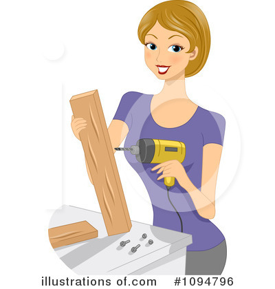 Royalty-Free (RF) Carpentry Clipart Illustration by BNP Design Studio - Stock Sample #1094796