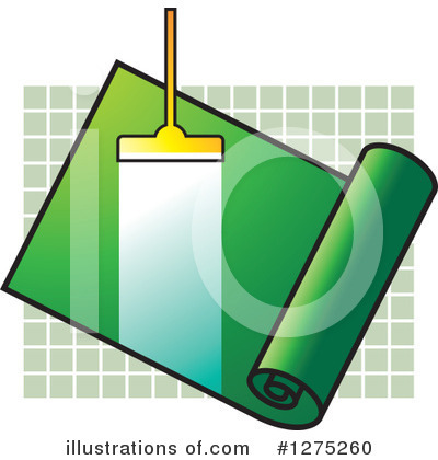 Royalty-Free (RF) Carpet Cleaning Clipart Illustration by Lal Perera - Stock Sample #1275260