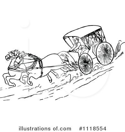 Royalty-Free (RF) Carriage Clipart Illustration by Prawny Vintage - Stock Sample #1118554