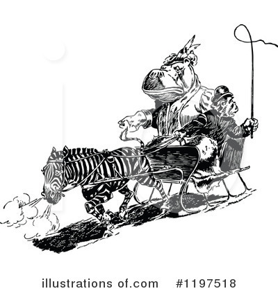 Royalty-Free (RF) Carriage Clipart Illustration by Prawny Vintage - Stock Sample #1197518