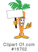Carrot Character Clipart #16702 by Mascot Junction