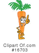 Carrot Character Clipart #16703 by Mascot Junction