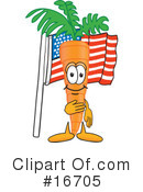 Carrot Character Clipart #16705 by Mascot Junction