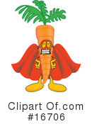 Carrot Character Clipart #16706 by Mascot Junction