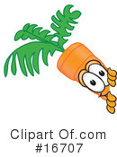 Carrot Character Clipart #16707 by Mascot Junction