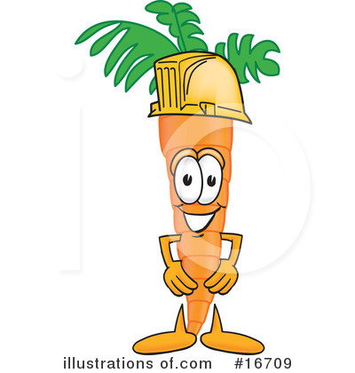 Carrot Character Clipart #16709 by Toons4Biz