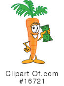 Carrot Character Clipart #16721 by Mascot Junction