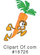 Carrot Character Clipart #16726 by Mascot Junction