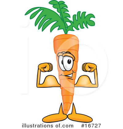 Carrot Character Clipart #16727 by Toons4Biz