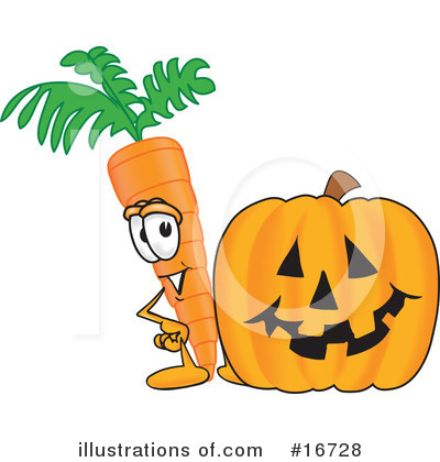 Carrot Character Clipart #16728 by Toons4Biz