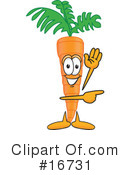 Carrot Character Clipart #16731 by Mascot Junction