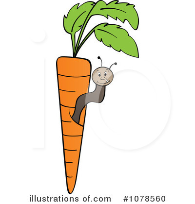 Royalty-Free (RF) Carrot Clipart Illustration by Andrei Marincas - Stock Sample #1078560