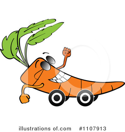 Royalty-Free (RF) Carrot Clipart Illustration by Andrei Marincas - Stock Sample #1107913