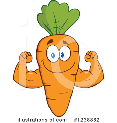 Carrot Clipart #1238882 by Hit Toon