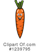 Carrot Clipart #1239795 by Vector Tradition SM