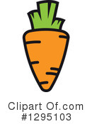 Carrot Clipart #1295103 by Vector Tradition SM