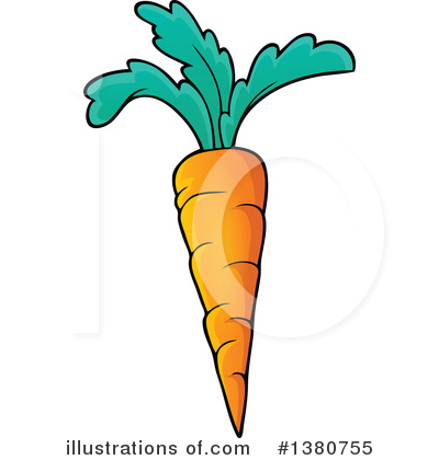 Royalty-Free (RF) Carrot Clipart Illustration by visekart - Stock Sample #1380755