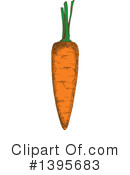 Carrot Clipart #1395683 by Vector Tradition SM